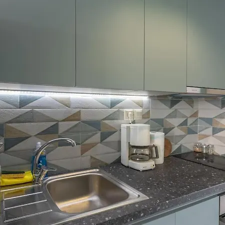 شقة Cycladic Flat With Sea View And Bbq Grill إيريسوس