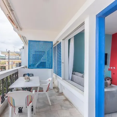 Cycladic Flat With Sea View And Bbq Grill إيريسوس