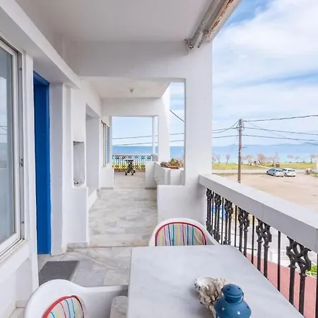 Cycladic Flat With Sea View And Bbq Grill Apartment