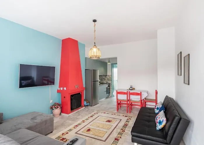 Apartmán Cycladic Flat With Sea View And Bbq Grill Ierissós