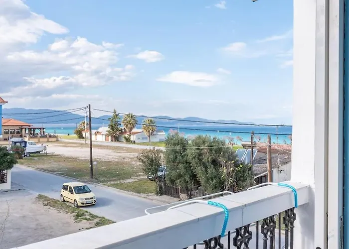 Apartmán Cycladic Flat With Sea View And Bbq Grill *