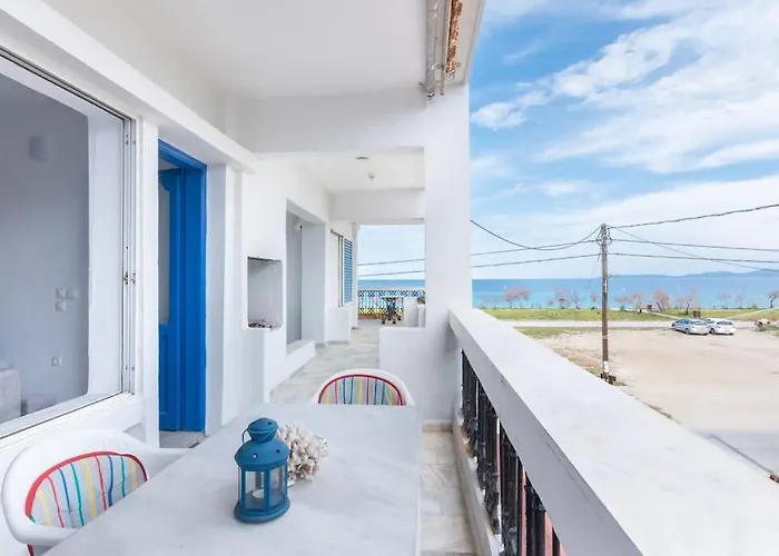 Cycladic Flat With Sea View And Bbq Grill Иериссос