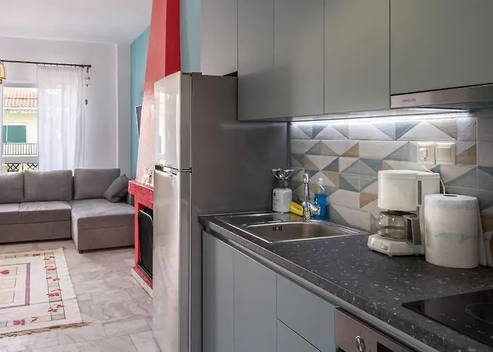 Apartmán Cycladic Flat With Sea View And Bbq Grill Ierissós