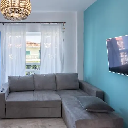 Lägenhet Cycladic Flat With Sea View And Bbq Grill