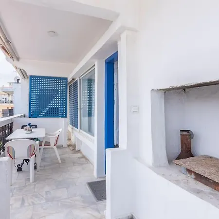 Cycladic Flat With Sea View And Bbq Grill *