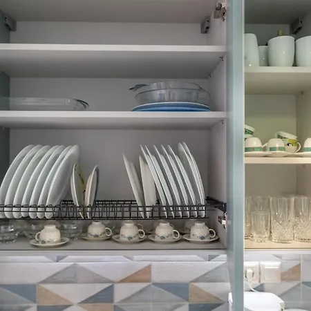 Cycladic Flat With Sea View And Bbq Grill
