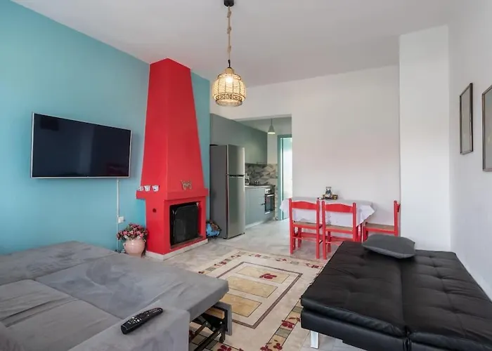 Cycladic Flat With Sea View And Bbq Grill Apartamento *