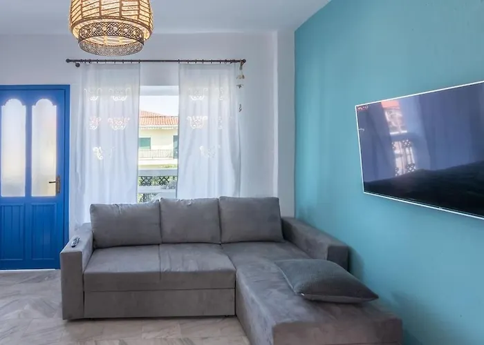 Apartamento Cycladic Flat With Sea View And Bbq Grill