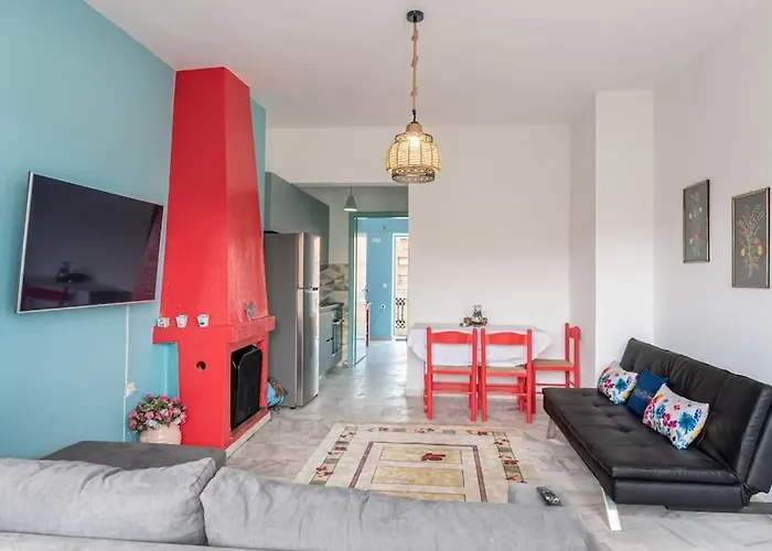 Apartamento Cycladic Flat With Sea View And Bbq Grill