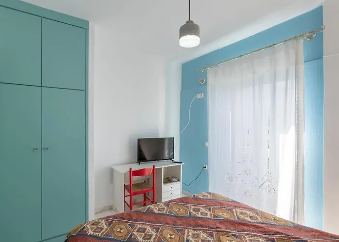 Cycladic Flat With Sea View And Bbq Grill Apartamento